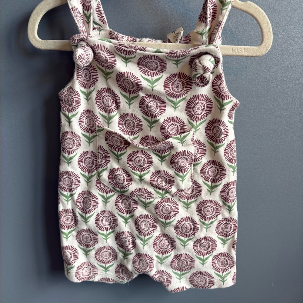 Kate Quinn Floral Patterned Baby Romper